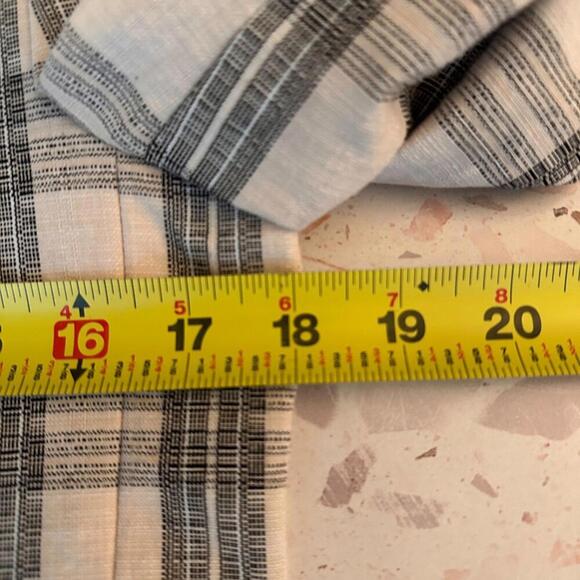 ZARA Plaid Double-Breasted Blazer | Oversized Check Jacket | 70s Revival Size S - Picture 14 of 16